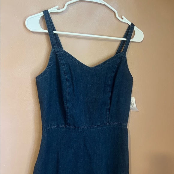 Denim Ruffle Dress - Picture 3 of 8